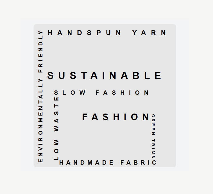 Artisan at work creating sustainable fashion